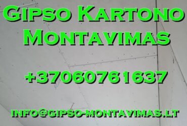 Gipso kartono montavimas – gipso-montavimas.lt