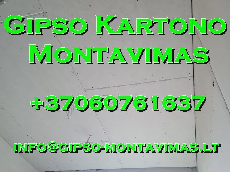 Gipso kartono montavimas – gipso-montavimas.lt