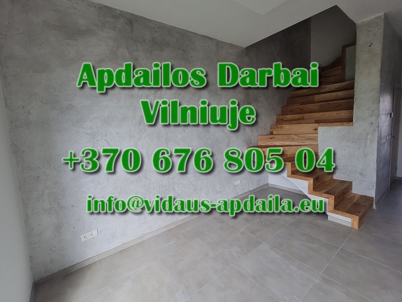 Apdailos darbai Vilniuje – Vidaus-apdaila.eu