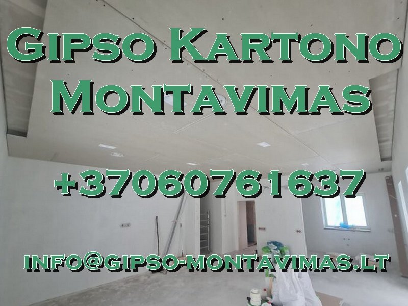 Gipso kartono montavimas – gipso-montavimas.lt