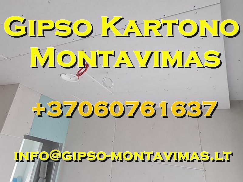 Gipso kartono montavimas – gipso-montavimas.lt