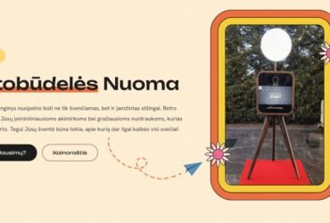 Retro Fotobūdelės nuoma Jūsų šventėms