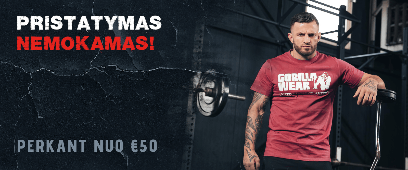 Gorilla Wear sportinė apranga vyrams ir moterims