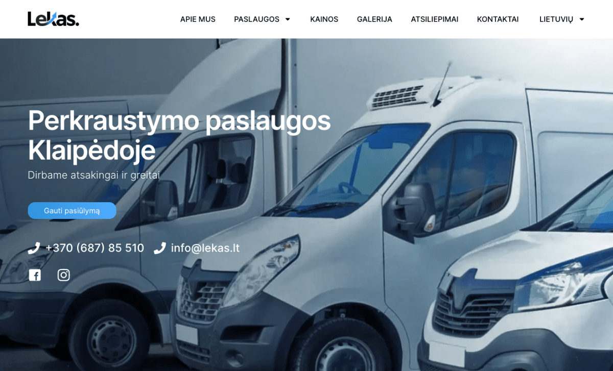 Lekas.lt – Perkraustymas Klaipėdoje