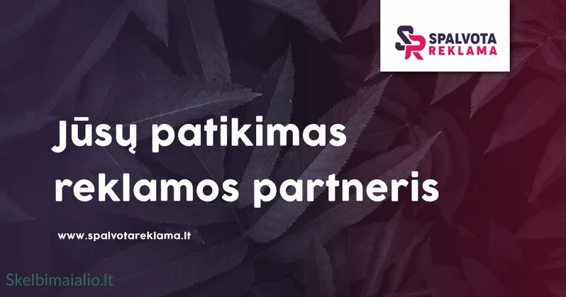 Spalvota Reklama – vizualios reklamos gamyba