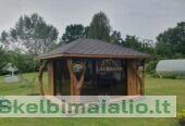 LAUKBALDIS – pavesinės, pirtys, lauko baldai, nameliai ir kita