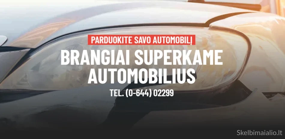 Automobilių supirkimas
