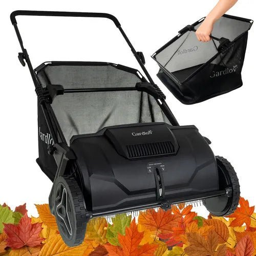 Rankinis lapų ir žolės rinktuvas, 100 l, 53 cm, NAUJAS